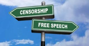 FREE SPEECH AND CENSORSHIP ROAD SIDES GREEN